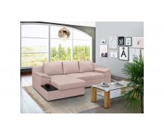 JUSTyou Radella Canapé Velours Rose