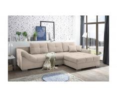 JUSTyou Maine Canapé d'angle Latte
