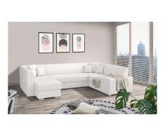 JUSTyou Alorie Canapé Cuir synthétique Blanc