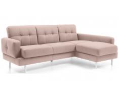 JUSTyou Chayma Canapé d'angle Rose