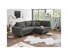 JUSTyou North Carolina Canapé d'angle Marron