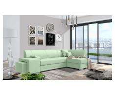 JUSTyou Idella Canapé Velours Vert