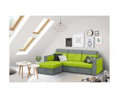 JUSTyou Delbert Canapé Microfibres Gris Vert