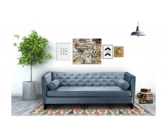 JUSTyou Tisof IV Canapé Bleu Marrón