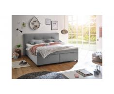 JUSTyou Annapolis Lit boxspring 160x200 cm Argent