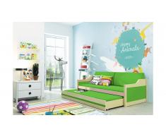 JUSTyou Tore Lit fonctionnel Pin Vert