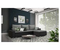 JUSTyou Claribel Canapé Cuir synthétique Gris