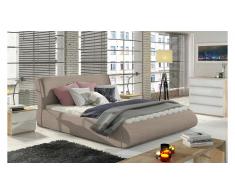 JUSTyou Tessa Lit rembourre Cappuccino 180x200