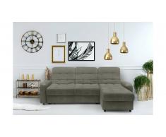 JUSTyou Adrien Canapé d'angle sans Gris