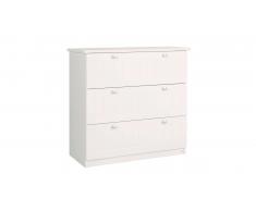 JUSTyou Vincent Jugend Commode Blanc