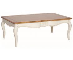 JUSTyou Verona Table basse Bouleau Creme