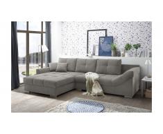 JUSTyou Maine Canapé d'angle Gris