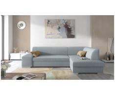 JUSTyou Piave Canapé d'angle Gris Tissu structure