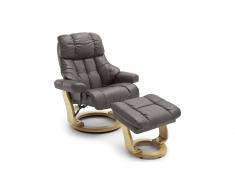 JUSTyou Carnegie XXL Fauteuil Marron Beige