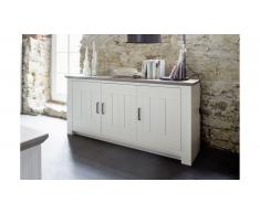JUSTyou Amargo Commode Pin | Blanc| Taupe