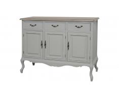 JUSTyou Catania Commode Peuplier Gris Marron