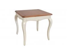 JUSTyou Verona Table d'appoint Bouleau Creme