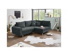 JUSTyou North Carolina Canapé d'angle Anthracite