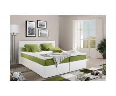 JUSTyou Frankfort Lit boxspring 180x200 cm Blanc Vert