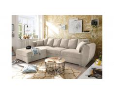 JUSTyou Harrisburg Canapé d'angle Beige