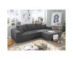 JUSTyou Ohio Canapé d'angle Marron