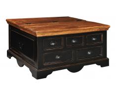 JUSTyou Caros Table basse Manguier Noir