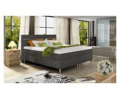 JUSTyou Scandia Lit boxspring Gris 140x200