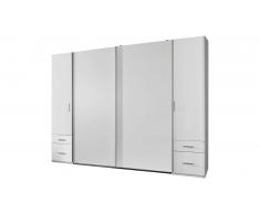 JUSTyou Arafo Armoire a portes coulissantes Blanc