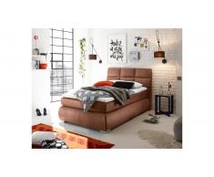 JUSTyou Cheyenne Lit boxspring Cognac 120x200 cm