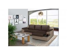 JUSTyou Radella Canapé Cuir synthétique Marron