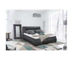JUSTyou Indianapolis Lit boxspring Noir 180x200 cm