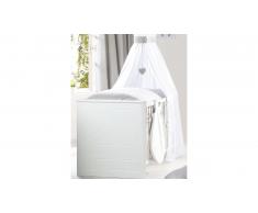 JUSTyou Elias Lit fonctionnel Blanc