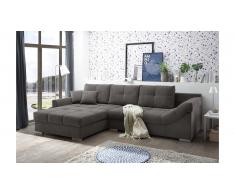 JUSTyou Colorado Canapé d'angle Taupe