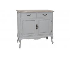 JUSTyou Catania Commode Peuplier Gris Marron