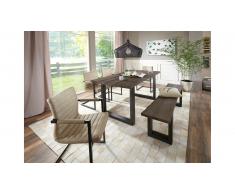 JUSTyou Perryman I Table Acacia 100x200 Noir