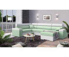 JUSTyou Coretta Canapé Cuir synthétique Vert