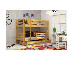 JUSTyou Kera Lit superposé Aulne Anthracite