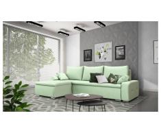 JUSTyou Claribel Canapé Velours Vert