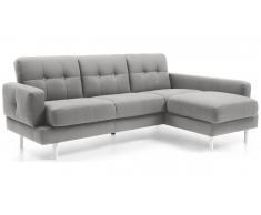 JUSTyou Chayma Canapé d'angle Gris