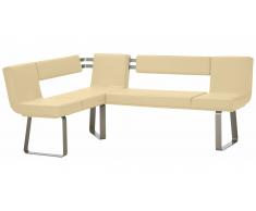 JUSTyou Viklund II Banc salle a manger Acier Beige