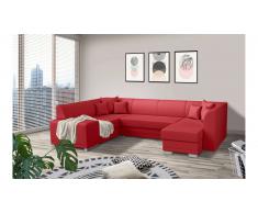 JUSTyou Alorie Canapé Cuir synthétique Rouge