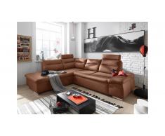 JUSTyou California Canapé d'angle Cognac