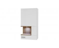 JUSTyou Arles Armoire suspendue Blanc mat