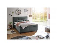 JUSTyou Annapolis Lit boxspring 140x200 cm Anthracite