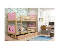 JUSTyou Ola Lit superposé Pin Rose