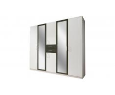 JUSTyou Vienna Armoire a portes battantes Anthracite