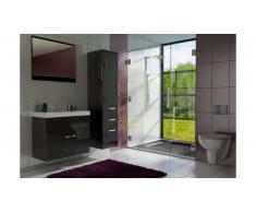 JUSTyou Eva Mini Ensemble de salle de bain Chocolat