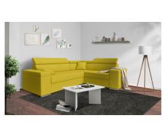 JUSTyou Tarin Canapé Velours Jaune