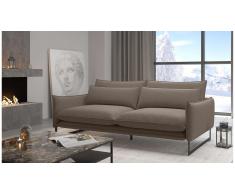 JUSTyou Ezio Canapé simple Nubuck Marron