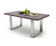 JUSTyou Iowa Table de salle a manger Chene Marron